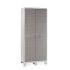 Уличный шкаф Gardeck 2х дверный глубокий Woodys XL (3 полки), светло-серый