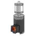 Печь для бани Везувий Черная Пчелка 20 С с баком