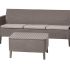 Комплект Allibert Салемо трипл сет (Salemo 3 seater set) капучино